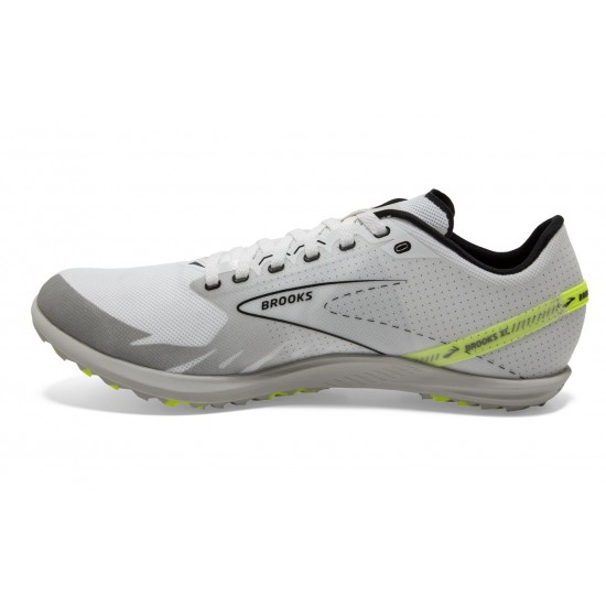 Brooks Draft XC Spikeless White/Black/Nightlife Unisex