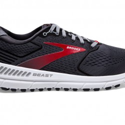 Brooks Beast '20 Blackened Pearl/Black/Red Men