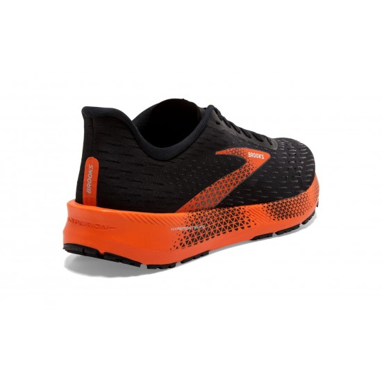 Brooks Hyperion Tempo Black/Flame/Grey Men