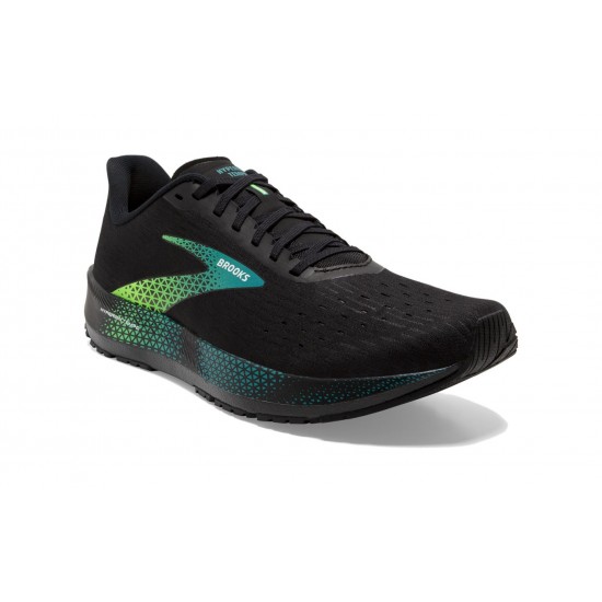 Brooks Hyperion Tempo Black/Kayaking/Green Gecko Men