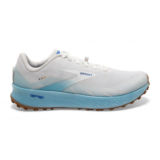 Brooks Catamount White/Iced Aqua/Blue Men