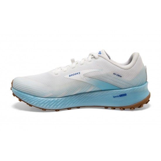 Brooks Catamount White/Iced Aqua/Blue Men