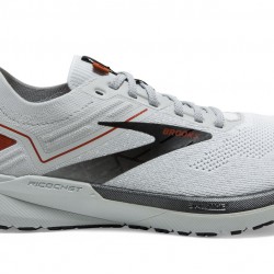 Brooks Ricochet 3 White/Grey/Cinnabar Men