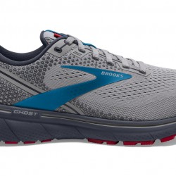 Brooks Ghost 14 Grey/Blue/Red Men