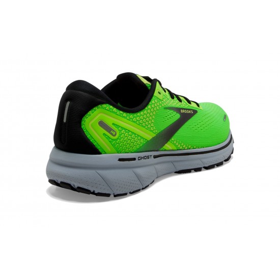 Brooks Ghost 14 Green Gecko/Blue/Black Men