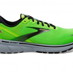 Brooks Ghost 14 Green Gecko/Blue/Black Men