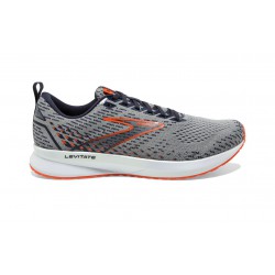 Brooks Levitate 5 Grey/Peacoat/Flame Men