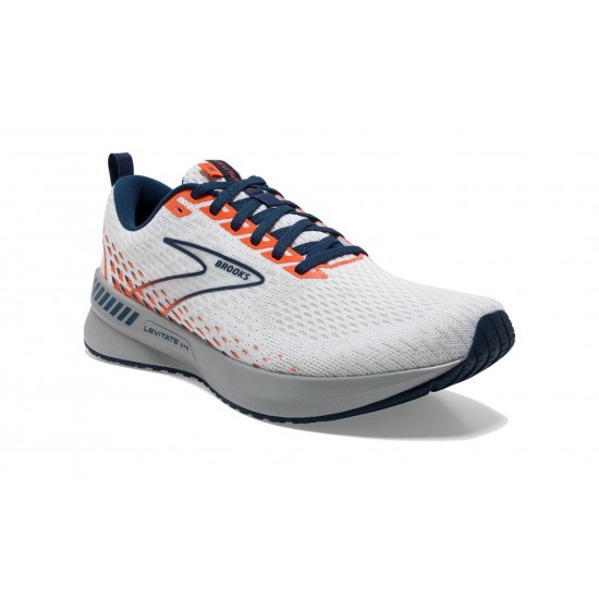 Brooks Levitate GTS 5 White/Titan/Flame Men