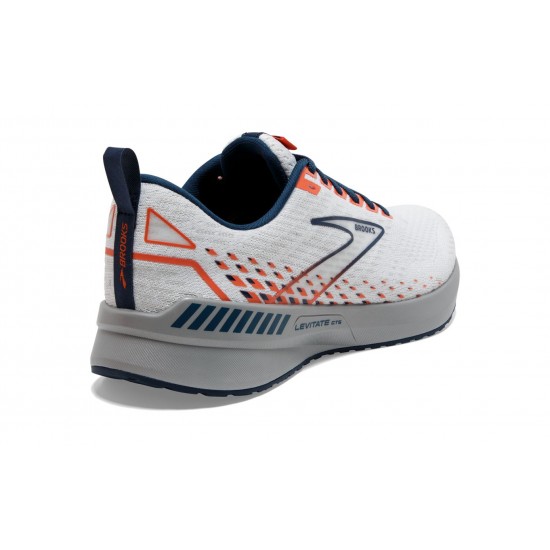 Brooks Levitate GTS 5 White/Titan/Flame Men