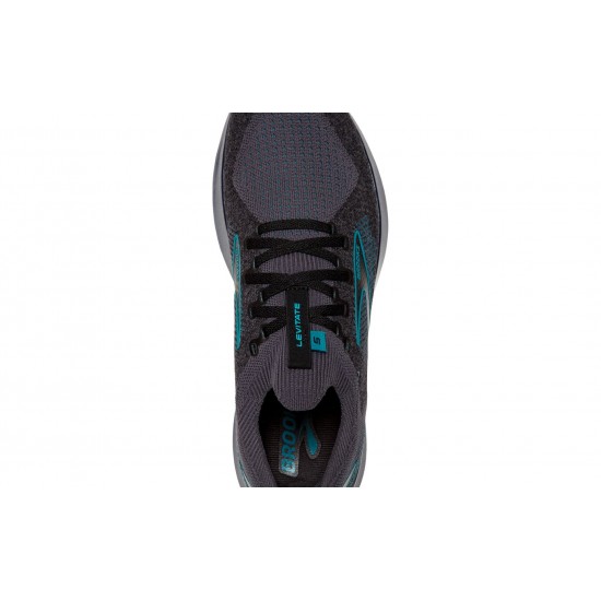 Brooks Levitate StealthFit 5 Black/Ebony/Crystal Teal Men