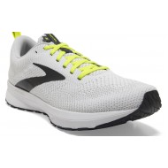 Brooks Revel 5 White/Oyster/India Ink Men