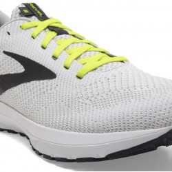 Brooks Revel 5 White/Oyster/India Ink Men