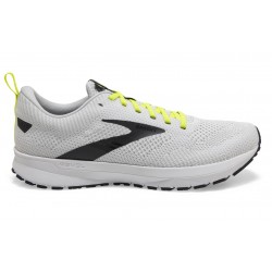 Brooks Revel 5 White/Oyster/India Ink Men