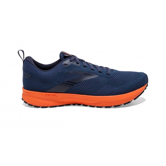 Brooks Revel 5 Titan/Peacoat/Flame Men