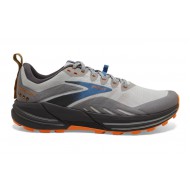 Brooks Cascadia 16 Oyster Mushroom/Alloy/Orange Men