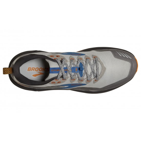 Brooks Cascadia 16 Oyster Mushroom/Alloy/Orange Men