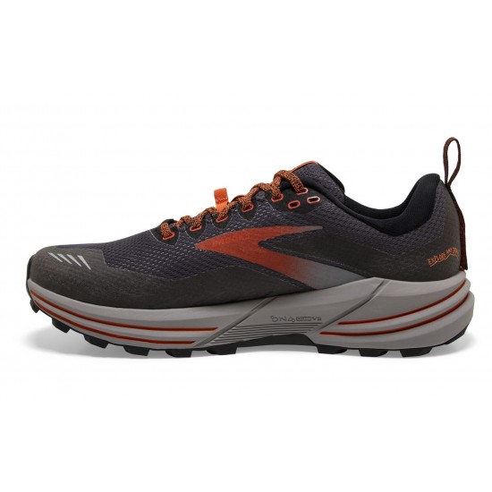 Brooks Cascadia 16 GTX Black/Ebony/Cinnabar Men