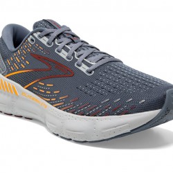 Brooks Glycerin GTS 20 Grey/Chili Oil/Orange Men