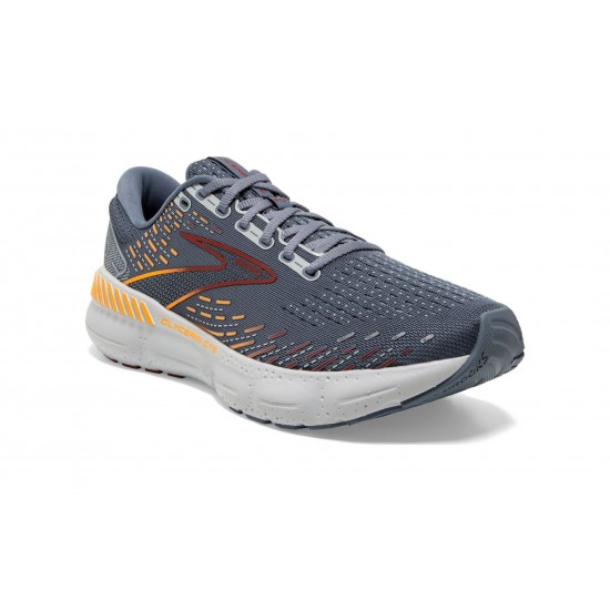 Brooks Glycerin GTS 20 Grey/Chili Oil/Orange Men