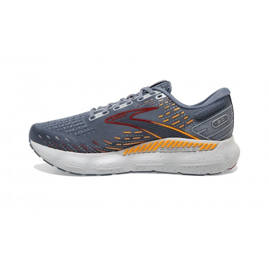 Brooks Glycerin GTS 20 Grey/Chili Oil/Orange Men