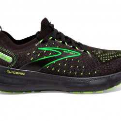 Brooks Glycerin StealthFit 20 Black/Pearl/Green Gecko Men