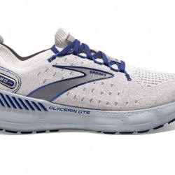 Brooks Glycerin StealthFit GTS 20 Oyster/Alloy/Blue Depths Men