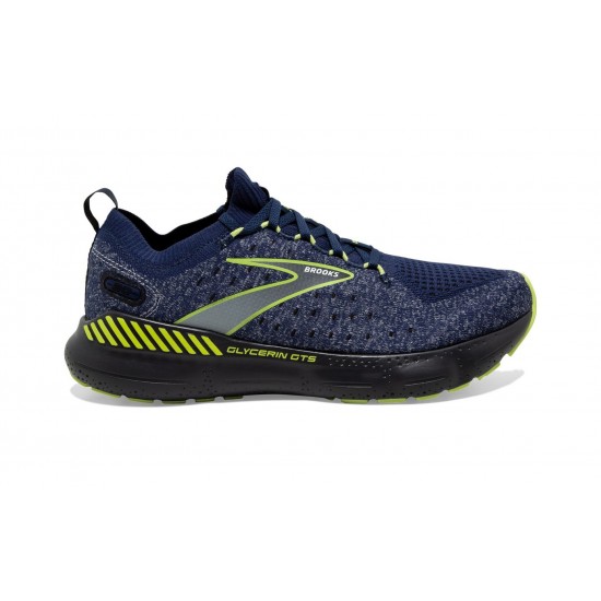 Brooks Glycerin StealthFit GTS 20 Blue/Ebony/Lime Men