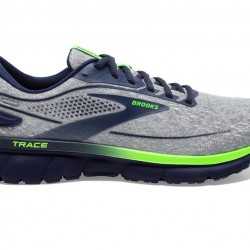 Brooks Trace 2 Grey/Blue/Green Gecko Men