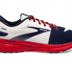 Brooks Trace 2 Red/White/Navy Men