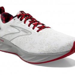 Brooks Levitate 6 White/Red/Silver Men