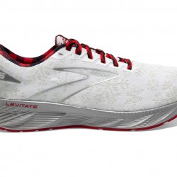 Brooks Levitate 6 White/Red/Silver Men