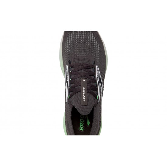 Brooks Levitate StealthFit 6 Blackened Pearl/Green/White Men