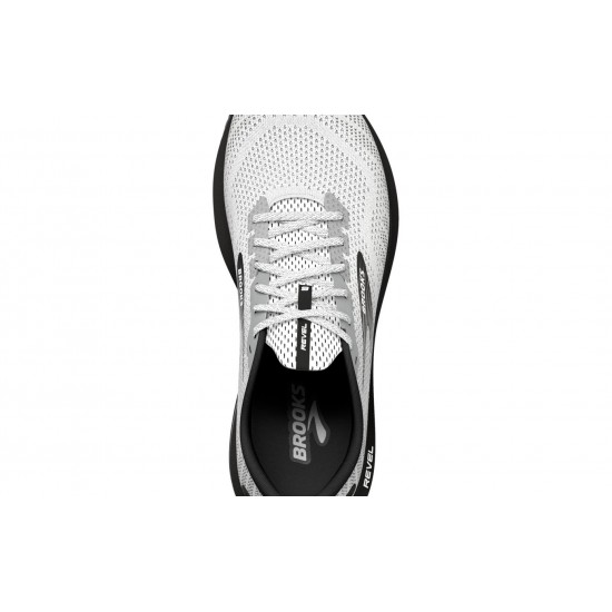 Brooks Revel 6 White/Black Men