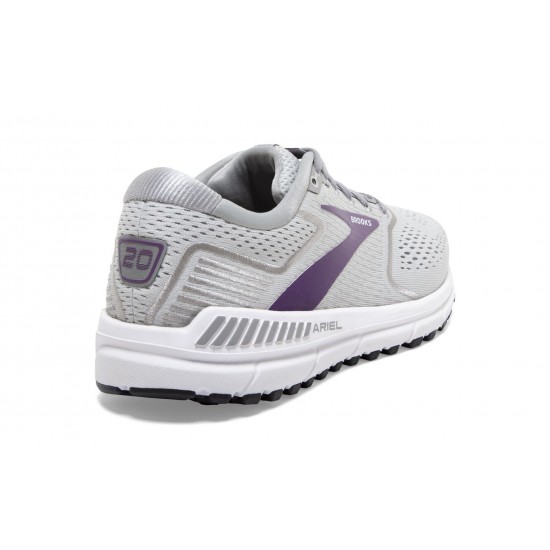 Brooks Ariel '20 Oyster/Alloy/Grape Women