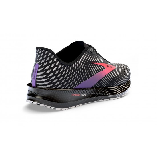 Brooks Hyperion Tempo Black/Coral/Purple Women