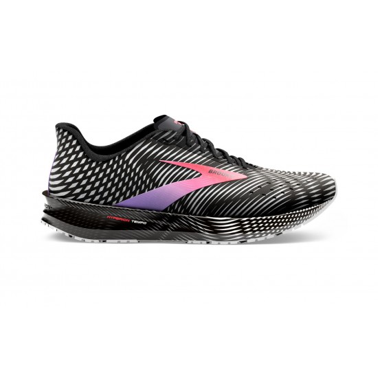 Brooks Hyperion Tempo Black/Coral/Purple Women