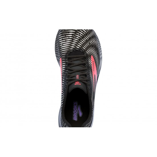 Brooks Hyperion Tempo Black/Coral/Purple Women