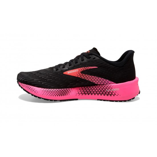 Brooks Hyperion Tempo Black/Pink/Hot Coral Women