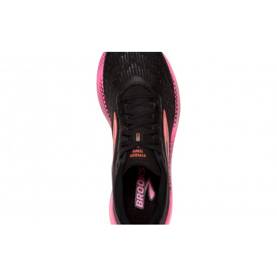 Brooks Hyperion Tempo Black/Pink/Hot Coral Women