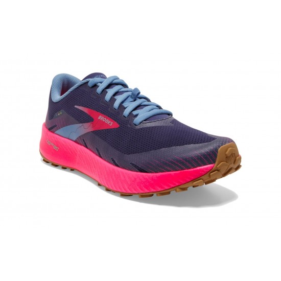 Brooks Catamount Deep Cobalt/Diva Pink/Oyster Mushroom Women