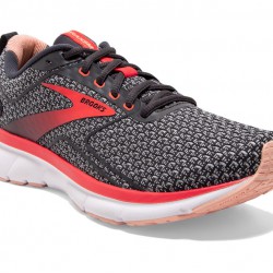 Brooks Transmit 3 Ebony/Oyster/Hot Coral Women