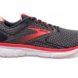 Brooks Transmit 3 Ebony/Oyster/Hot Coral Women