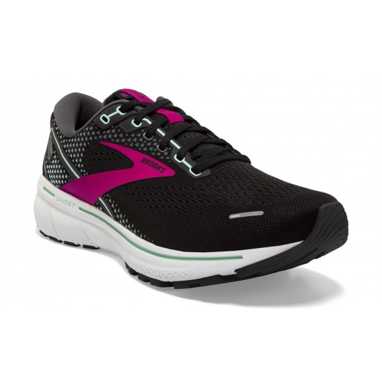 Brooks Ghost 14 Black/Pink/Yucca Women