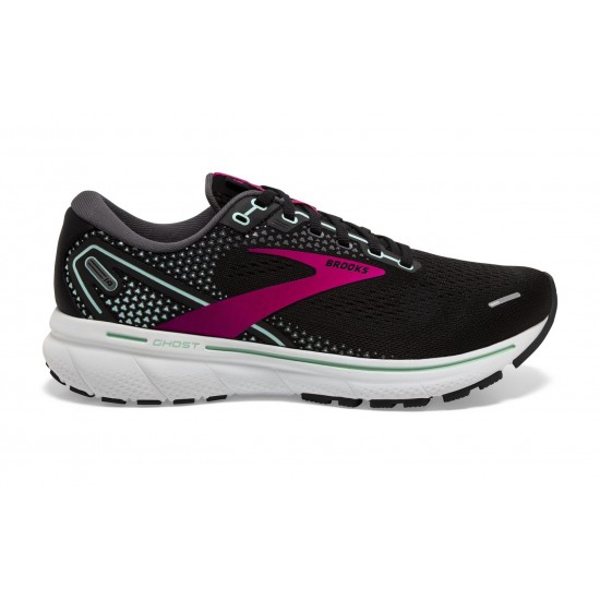 Brooks Ghost 14 Black/Pink/Yucca Women