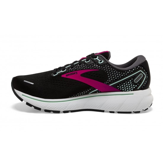 Brooks Ghost 14 Black/Pink/Yucca Women