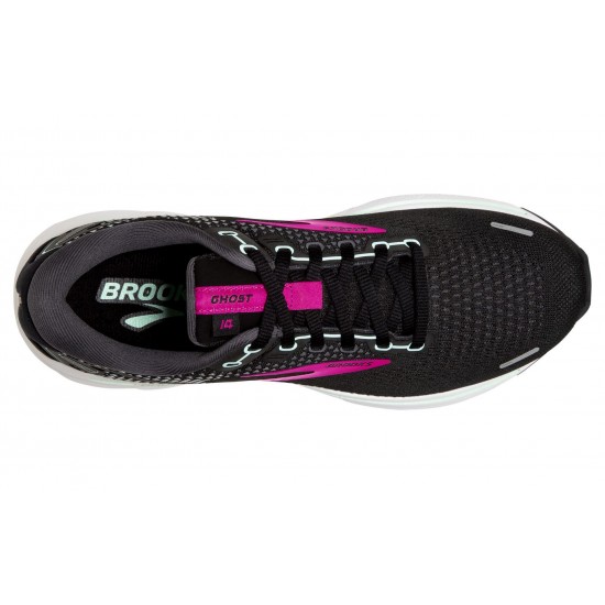 Brooks Ghost 14 Black/Pink/Yucca Women