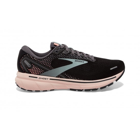 Brooks Ghost 14 Black/Pearl/Peach Women