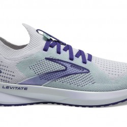 Brooks Levitate StealthFit 5 White/Navy Blue/Yucca Women