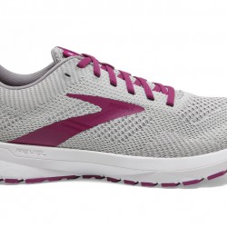 Brooks Revel 5 Grey/White/Baton Rouge Women