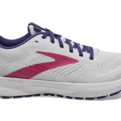 Brooks Revel 5 White/Navy/Pink Women